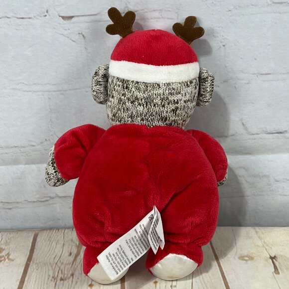 “My First Christmas” Sock Monkey Rattle Toy - Picture 2 of 7